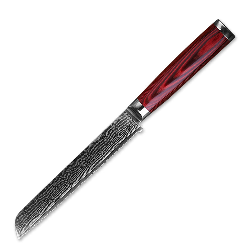 CUCHILLO DE PAN ROJO