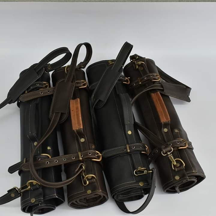 Estuche de piel para 6 pzas