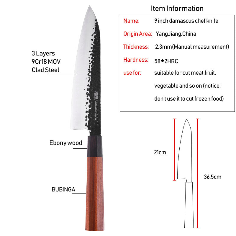 Cuchillo Chef Octagonal