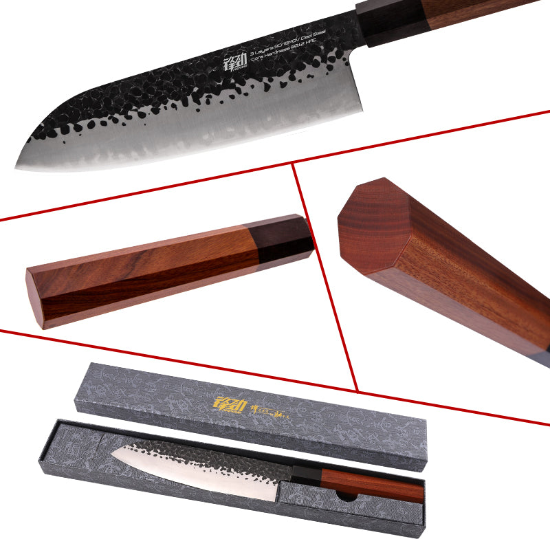 Cuchillo Santoku Octagonal
